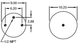 TORQUE Air Spring Bag for Peterbilt Replace Firestone 8852