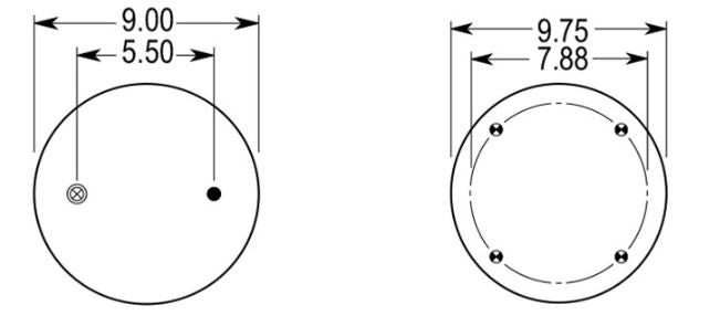 Air Spring Bag for Hendrickson (Replaces Firestone 9105)