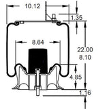 TORQUE Air Spring Bag for Mack (Replaces Firestone 9375)