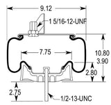 TORQUE Air Spring Bag for Kenworth (Replaces Firestone 9622)