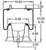 Air Spring Bag for Freightliner (Replaces Firestone 9780)