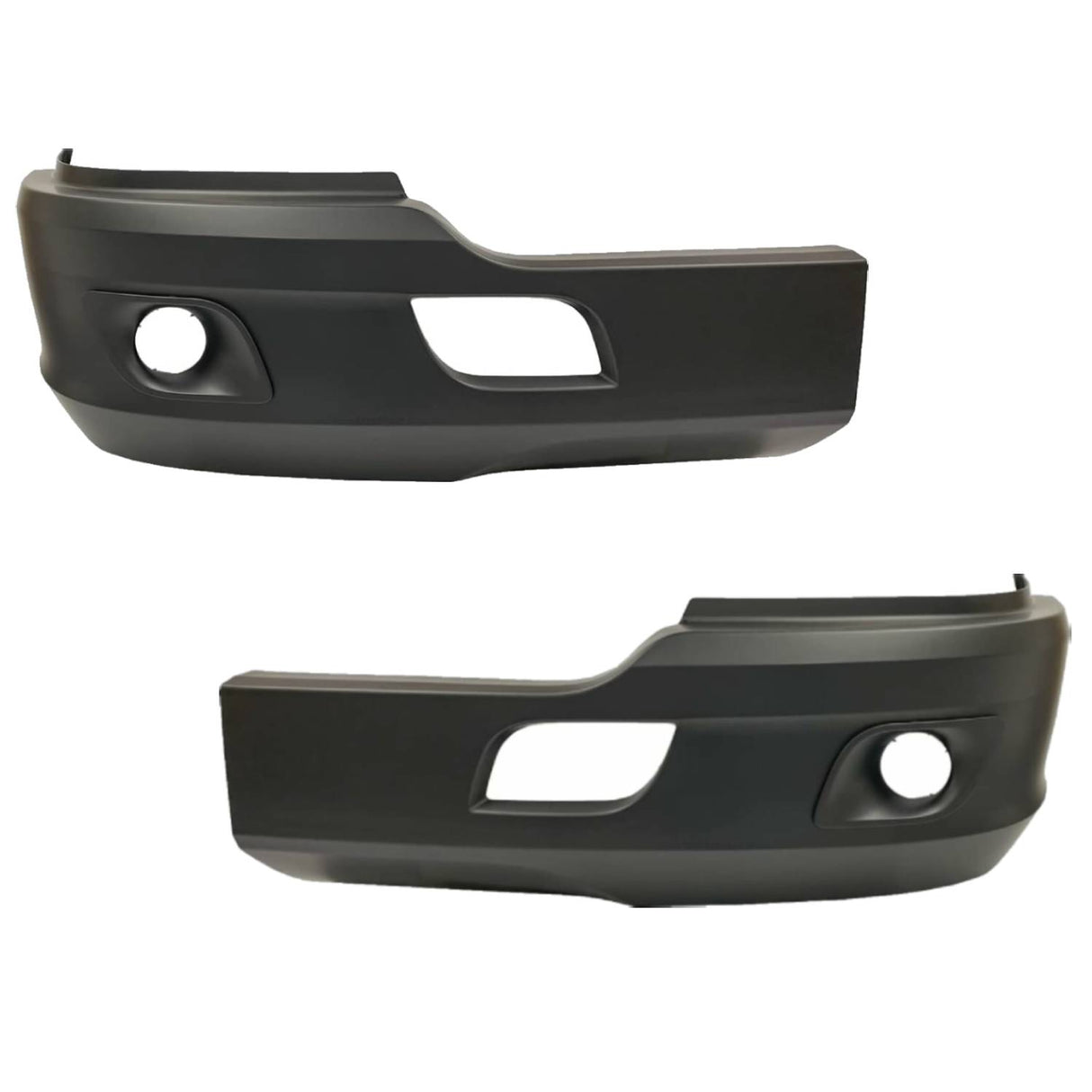 Bumper Replacement for 2014-2021 Kenworth T680 - Pair - with Fog Light Hole