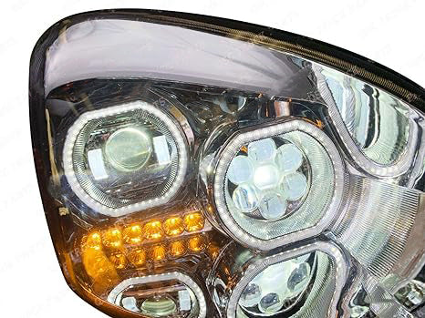 LED Headlights for 2008 -2018 Freightliner Cascadia - Pair