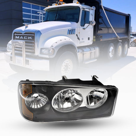 Halogen Headlight for 2008-2018 Mack Granite GU4 GU5 GU7 | Right