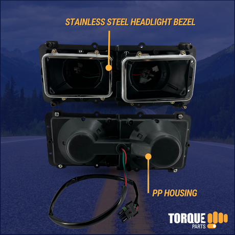 Headlight Housing Base Replacement For Kenworth Peterbilt Freightliner Semi Trucks | Right Aftermarketus Headlights