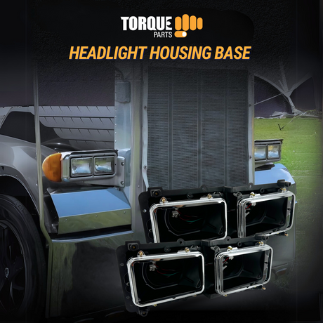 Headlight Housing Base Replacement For Kenworth Peterbilt Freightliner Semi Trucks | Right Aftermarketus Headlights