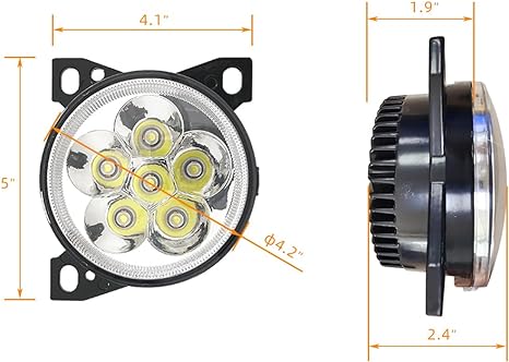 LED Fog Light for 2008-15 Kenworth T660, Peterbilt 579 - Left