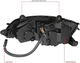 Black Projector Headlight for Kenworth T660 Trucks - Pair - AFTERMARKETUS Torque Headlights