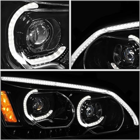 Black Projector Headlight for Kenworth T660 - Right - AFTERMARKETUS Torque Headlights