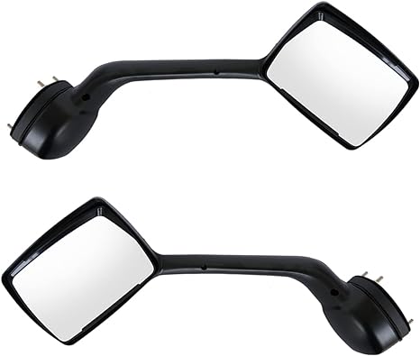 Hood Mirror for 2010- 17 Kenworth T680 T880 - Chrome - Pair