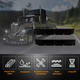 TORQUE Black Mud Flap Hanger Pair 30 Inch Straight Angled - with Reflectors Aftermarketus Mud Flap Hangers