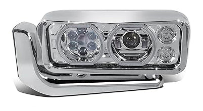 LED Halo Rings Headlight for 1981-2021 Peterbilt - Left