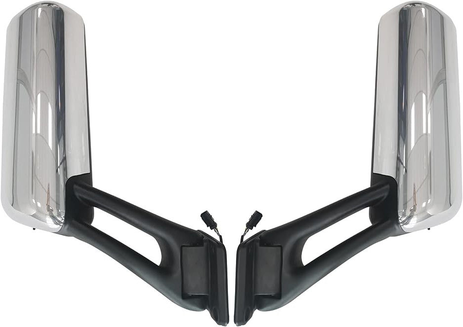 Door Mirror Set for 2012-20 Peterbilt 579 - Heated - Chrome