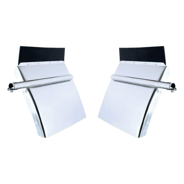 TORQUE 24 x 24 inch Stainless Steel Quarter Fender Set Aftermarketus Fenders