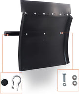 24” x 29” Heavy-Duty Black Poly Quarter Fender Set w/Tube Bracket