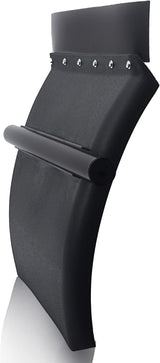 24” x 29” Heavy-Duty Black Poly Quarter Fender Set w/Tube Bracket