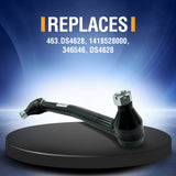 18.00" Heavy Duty Steering Linkage Rod for Freightliner Trucks | Replacement Drag Link 463.DS4628