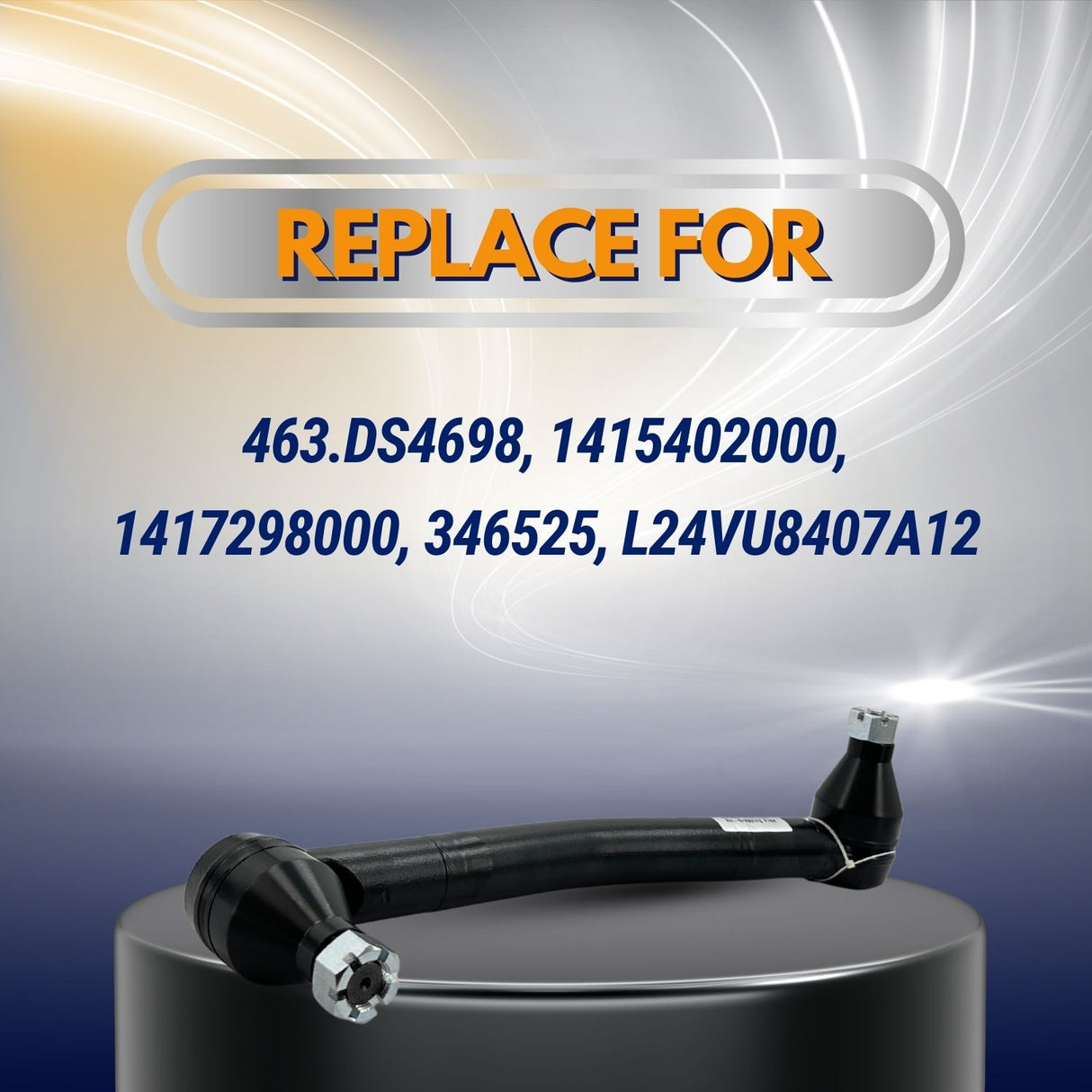 17.75" Heavy Duty Steering Drag Link Rod for Freightliner Trucks | Replacement 463.DS4698