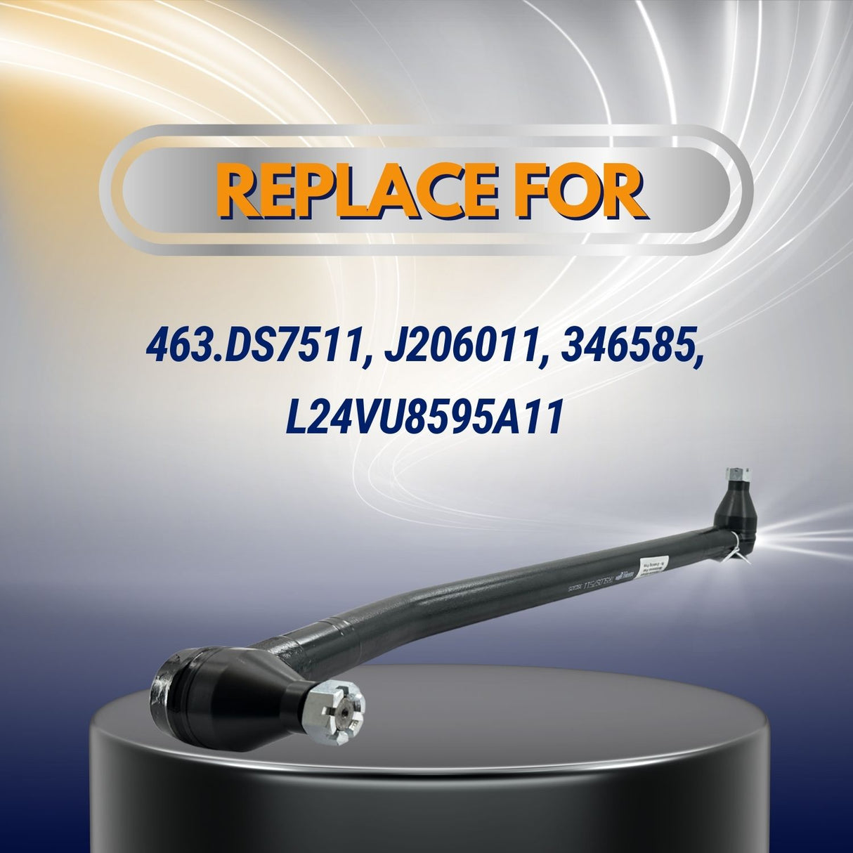 31.00" Heavy Duty Steering Drag Link Rod for Kenworth & Peterbilt Trucks | Replacement 463.DS7511