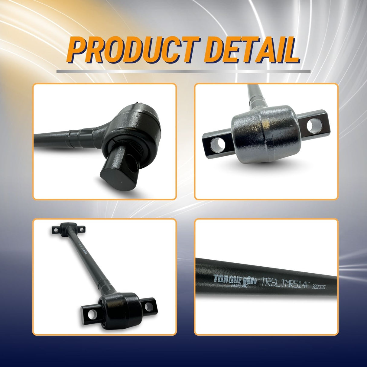 23.93" Heavy Duty Suspension Torque Rod for Freightliner & Hendrickson | Replacement TMR514F