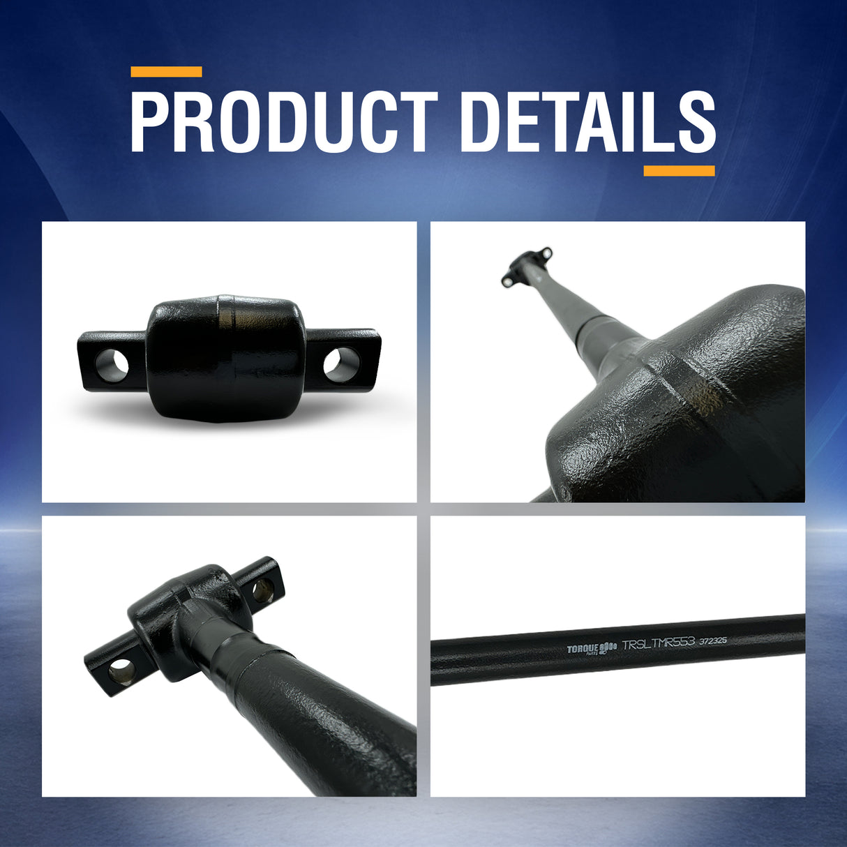 25.56" Heavy Duty Suspension Torque Rod for Peterbilt Trucks | Replacement TMR553