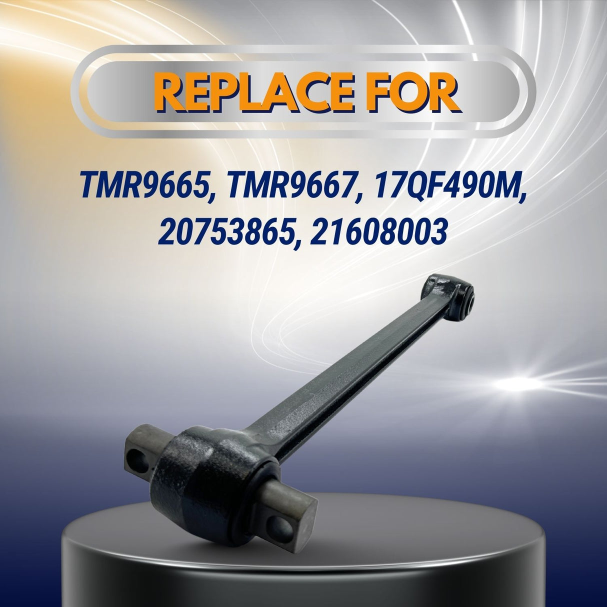 22.25" Heavy Duty Suspension Torque Rod for Mack & Volvo Trucks | Replacement TMR9667