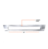 Center Bumper for 2004-2016 Volvo VNL Trucks - Chrome