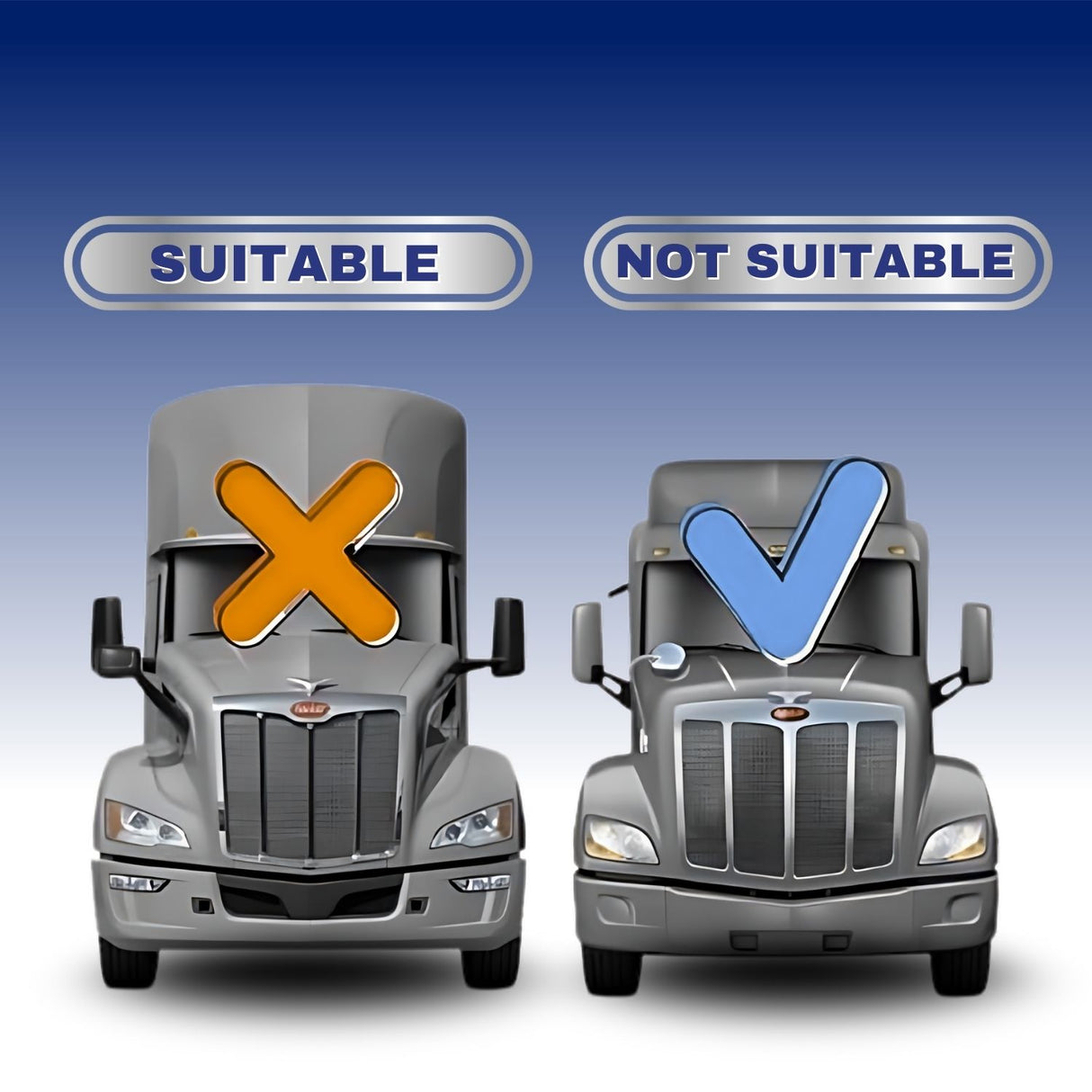 Side Bumper Replacement (with Fog Light Hole) for 2013-2022 Peterbilt 579 | Left