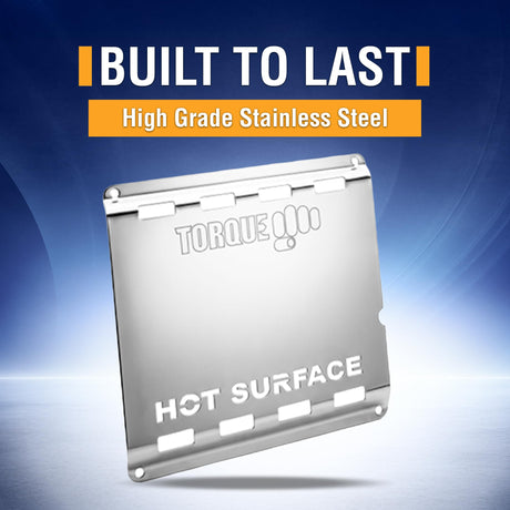 Stainless Steel Mud Flap Heat Shield | Heavy Duty Exhaust Heat Protector for Mud Flaps Aftermarketus Mud Flap Hangers