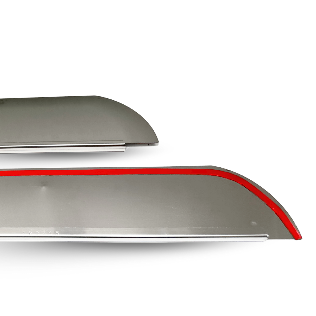 Stainless Steel 5-Inch Drop Windows Chop Top for 2005-2020 Peterbilt