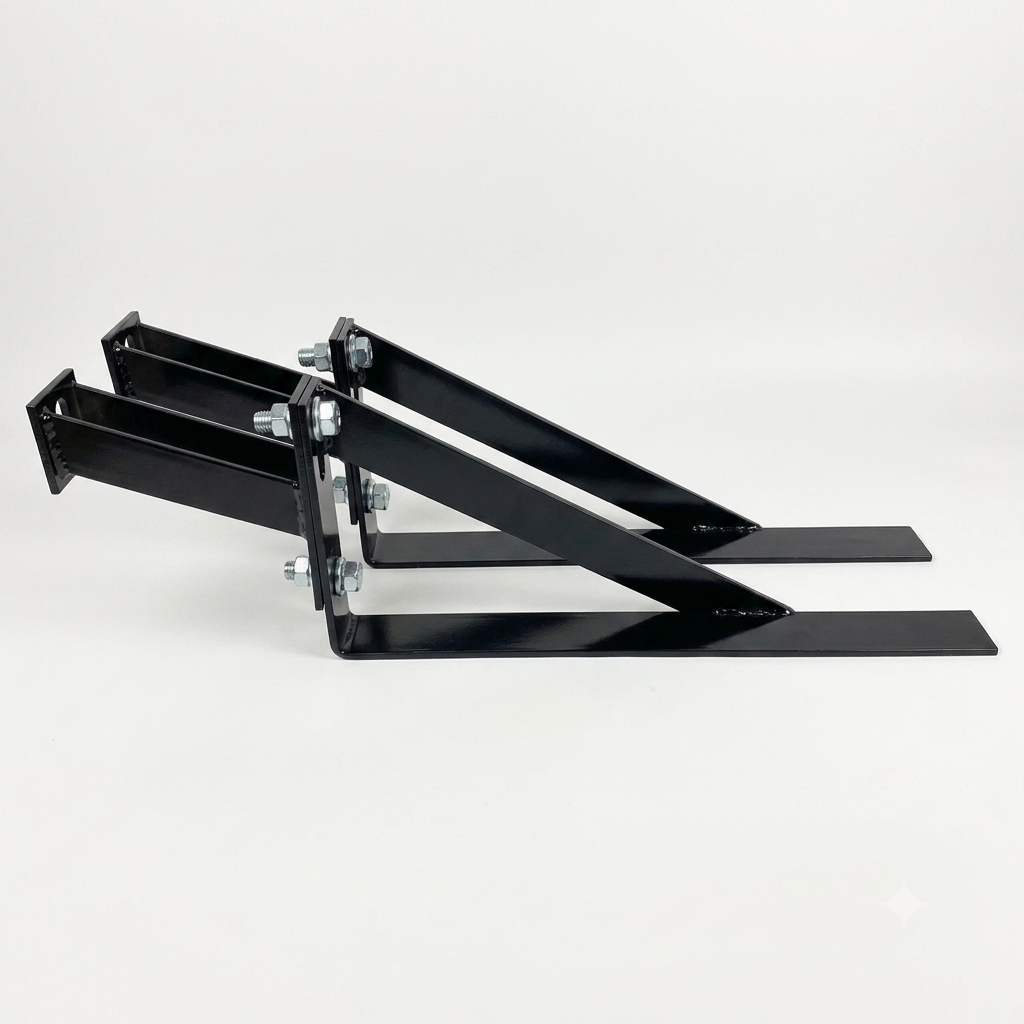 Universal 1/2 Center Fender Mounting Bracket Kit for Freightliner Peterbilt Kenworth Mack Semi Trucks