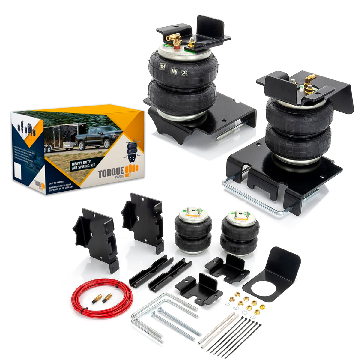 Air Bag Suspension Kit For 2002-2008 Dodge Ram 1500 Works As Airlift 57257 57230