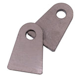 Weld-on Shock Tab - Flat Bottom Mounting Bracket - Pair