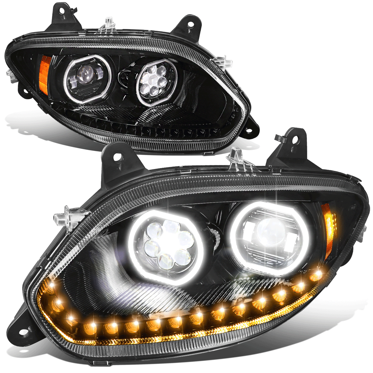 Dual Projector Headlight for 2017-21 International LT - Pair