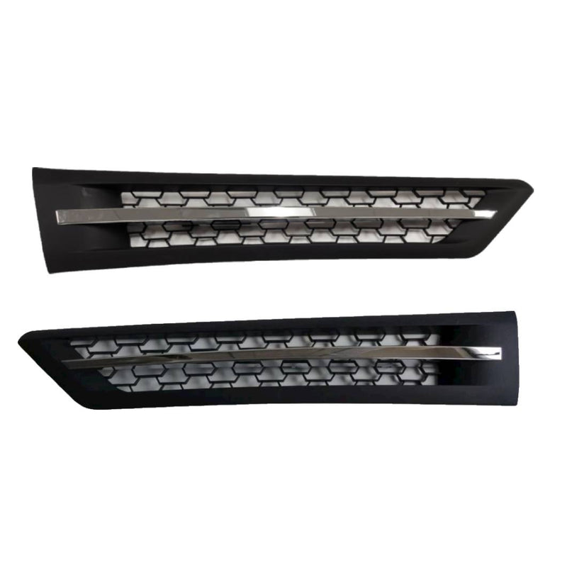 Hood Intake Grille for 2018-2023 Cascadia - Chrome - Pair