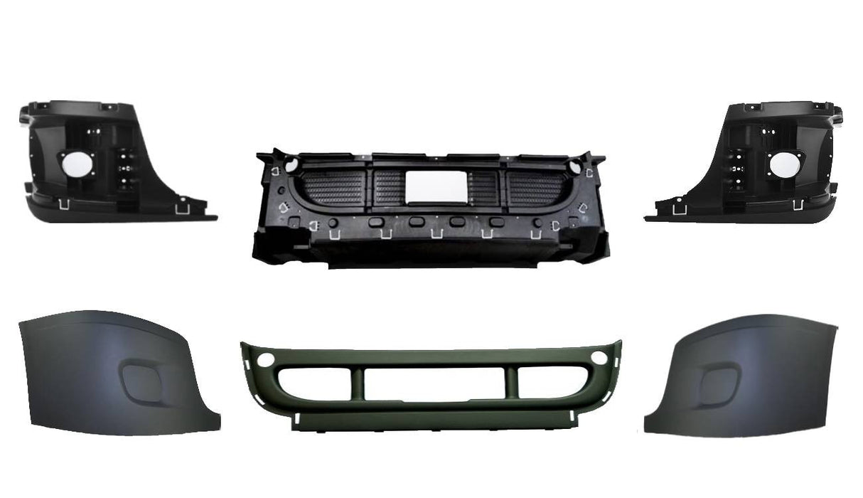 Complete Front Bumper Replacement for 2008-2017 Freightliner Cascadia Semi Trucks | STORE PICK UP ONLY