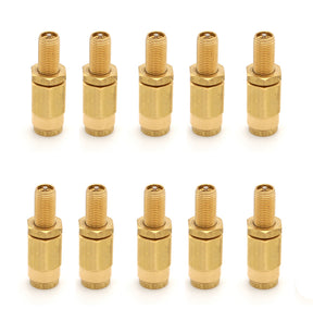 10 x Schrader Valve Inflation Push-To-Connect for 1/4" tube Aftermarketus Other Pick-up Truck Parts