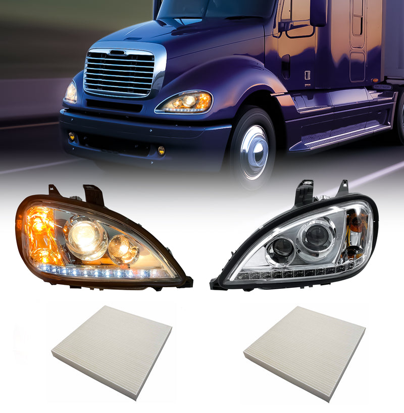 Headlights and Cabin Filters for Freightliner Columbia