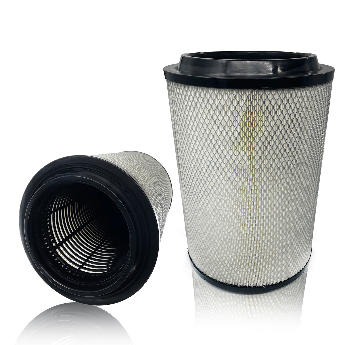 Cabin and Engine Air Filter Set for Volvo VNL | Replacement Fleetguard AF26163M AF26472M 20411815 Aftermarketus Air Filters