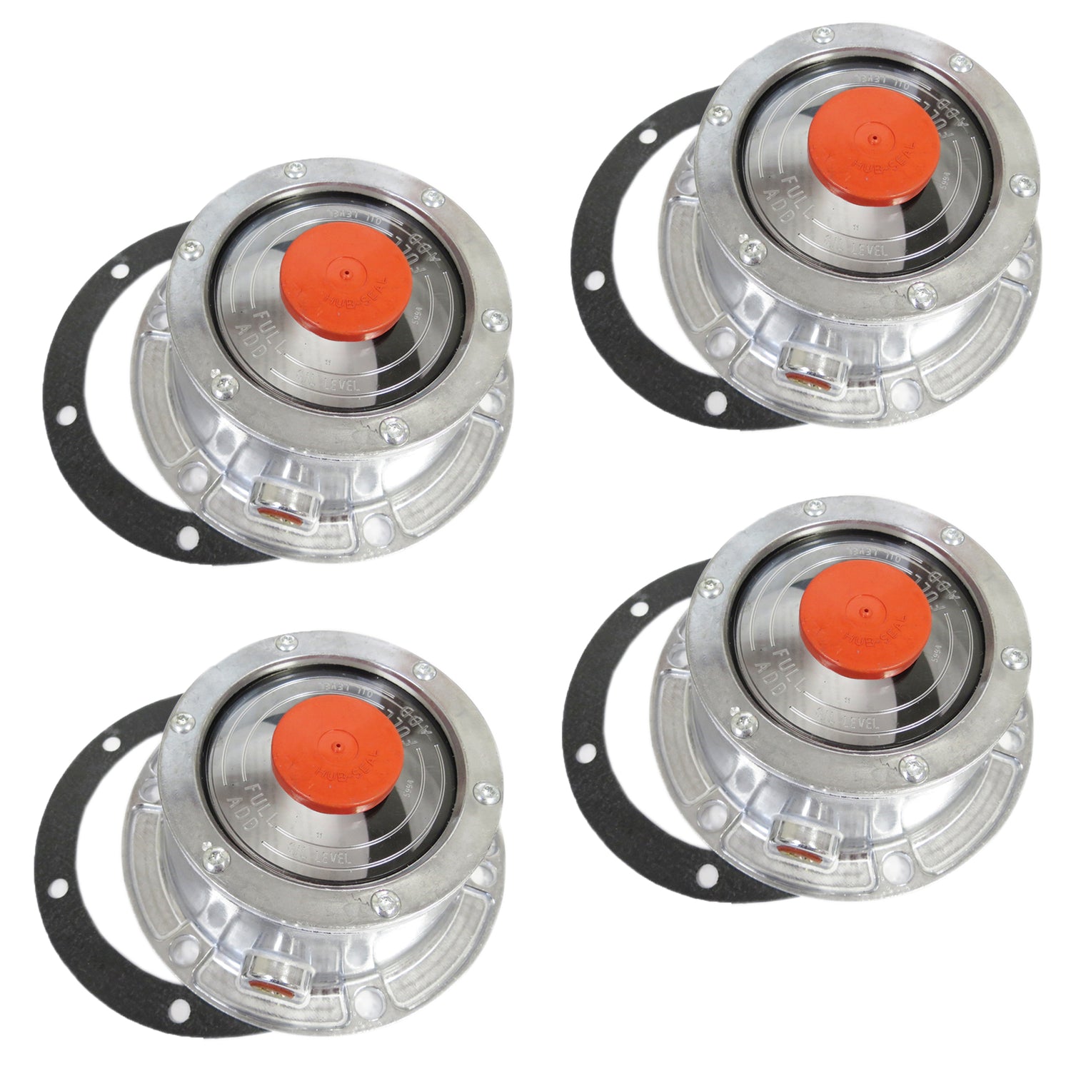 Trailer Hub Cap with Rubber Plugs Replaces Stemco 343-4009s Aftermarketus Hub Caps