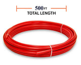 1/4" Pneumatic Polyethylene Tubing Red 500ft Aftermarketus Tubing and Fittings