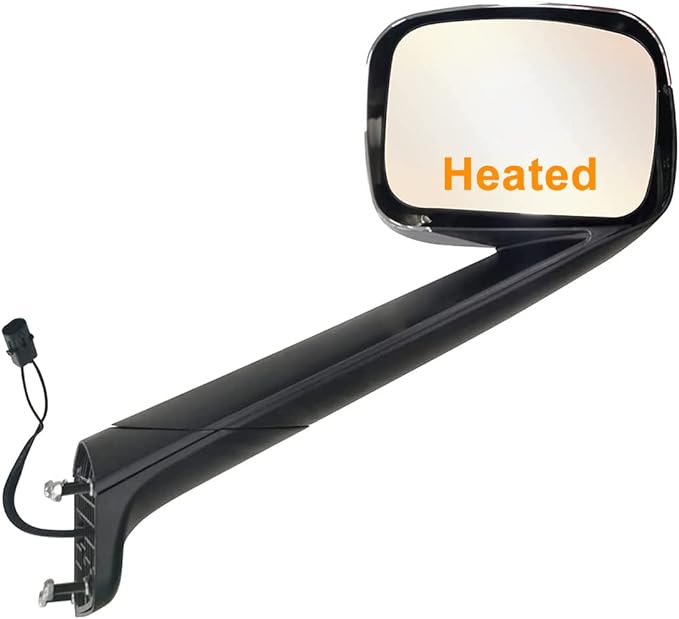 Hood Mirror for 2018+ Freightliner Cascadia - Right - Chrome