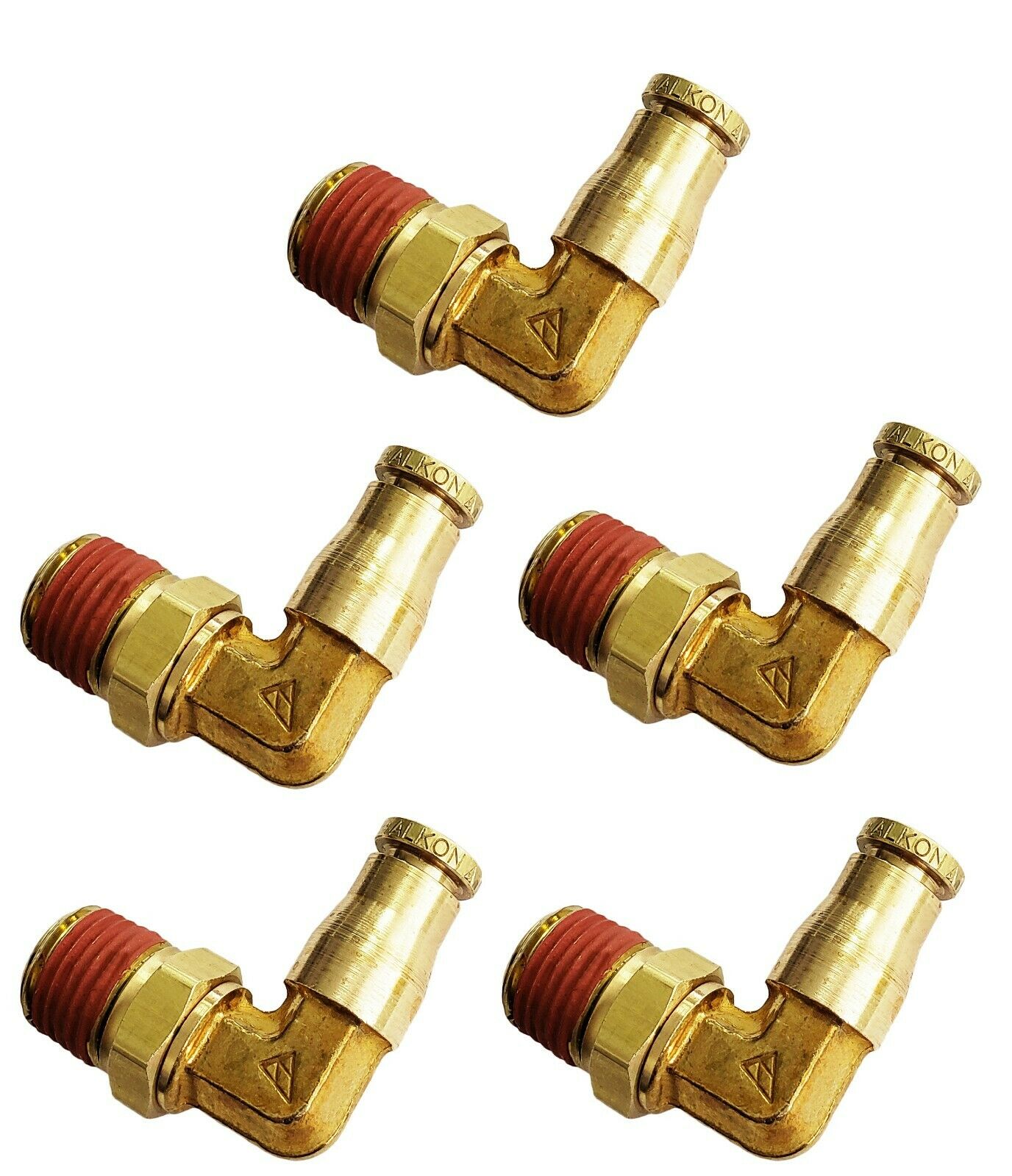 5 of Push In To Easy Connect Brass Swivel Male Elbow Fitting Aftermarketus Tubing and Fittings