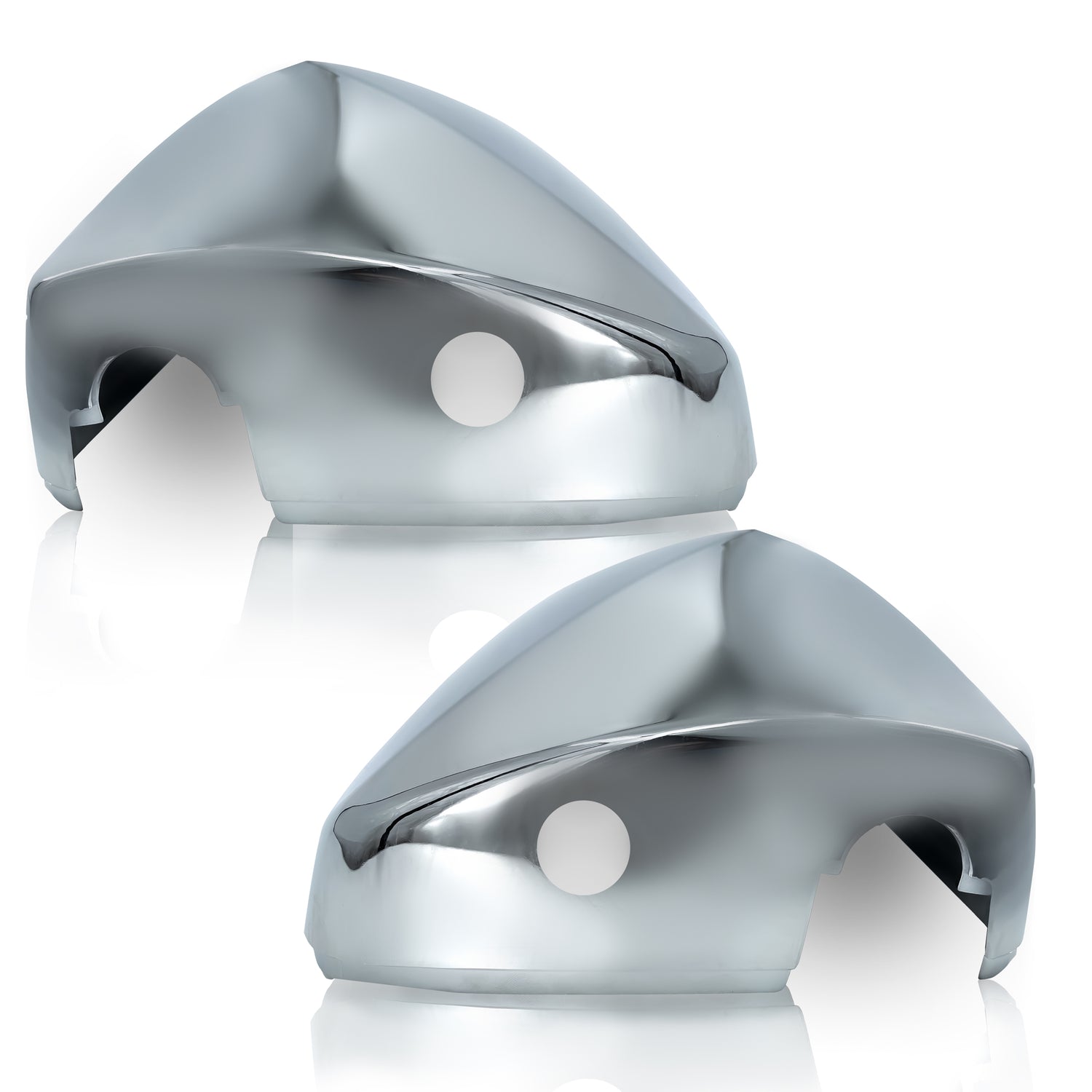 Door Side Mirror Cover for 2004-2018 Volvo VNL | Replacement 85133995 85133998 | Pair Aftermarketus Mirrors and Covers