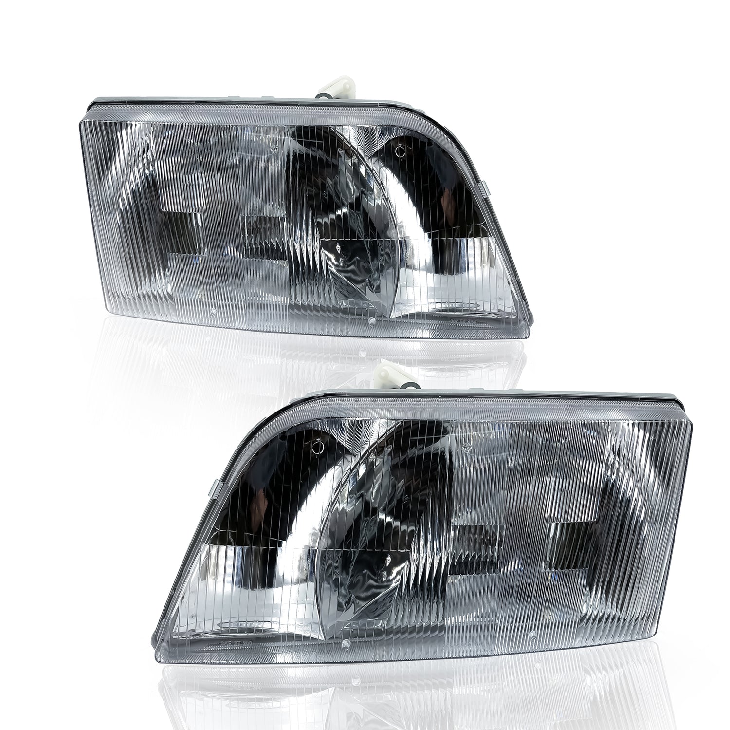 Headlight with Turn Signal Set for 1996-2017 Volvo Semi Trucks | Replacement Volvo 8082040 8080852 8140049 Aftermarketus Headlights