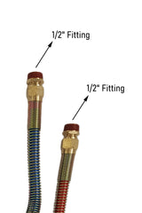 TORQUE 15 ft Coiled Air Line Hose Set Assembly Brake Coil