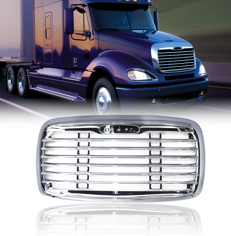 TORQUE Chrome Grille Grill for 2000-08 Freightliner Columbia