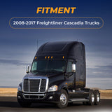 Chrome Grille with Bug Screen for Freightliner Cascadia - AFTERMARKETUS Torque Grilles