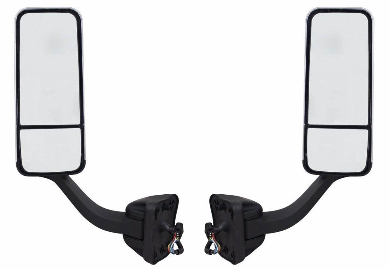 Door Side Mirror for 2008-2017 Freightliner Cascadia | Heated | Power Adjustment | Pair Aftermarketus Mirrors and Covers