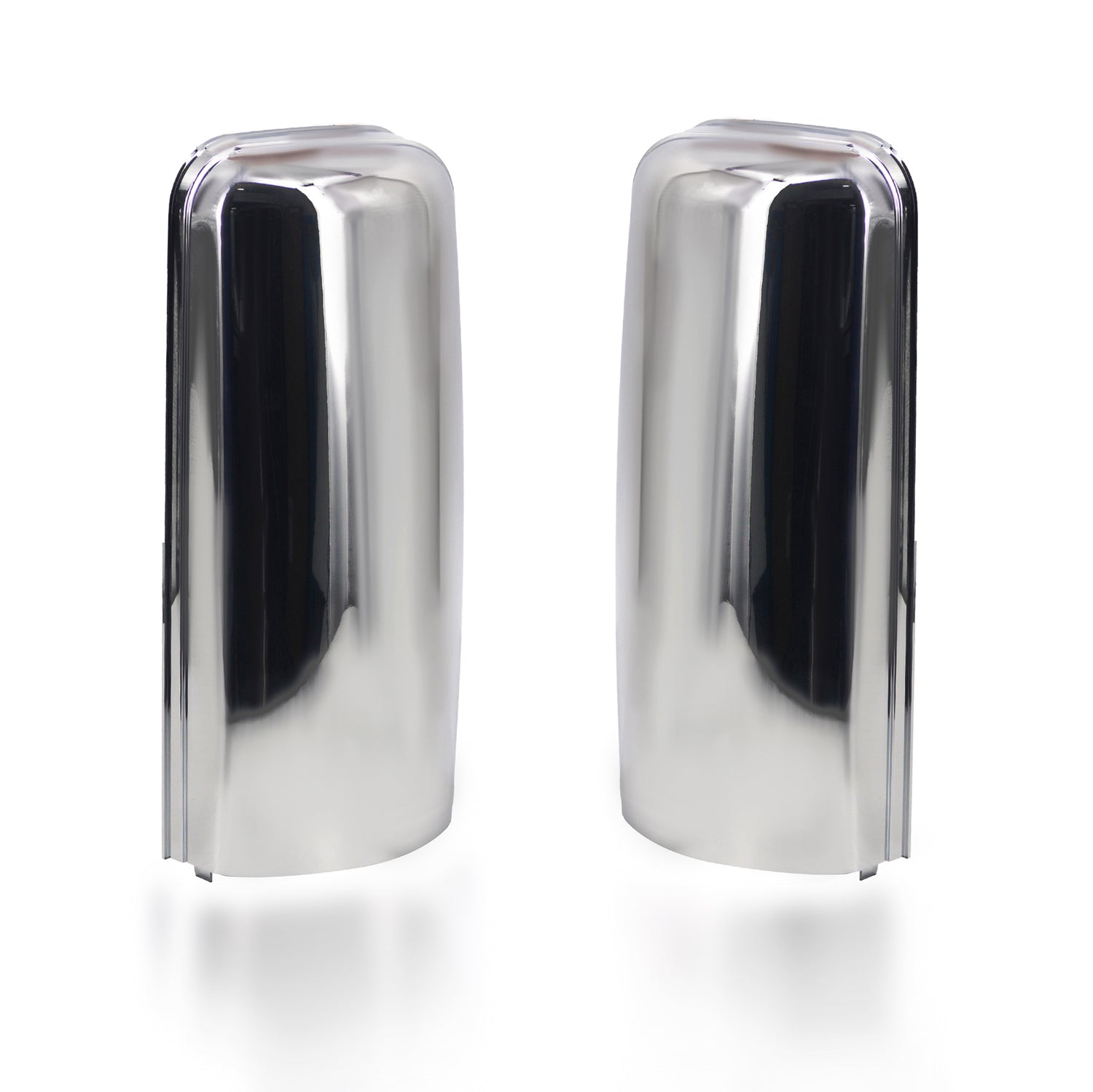 Door Side Mirror Cover for 2008-2015 Freightliner Cascadia | Replacement Freightliner TL28713 TL28712 | Chrome | Pair Aftermarketus Mirrors and Covers